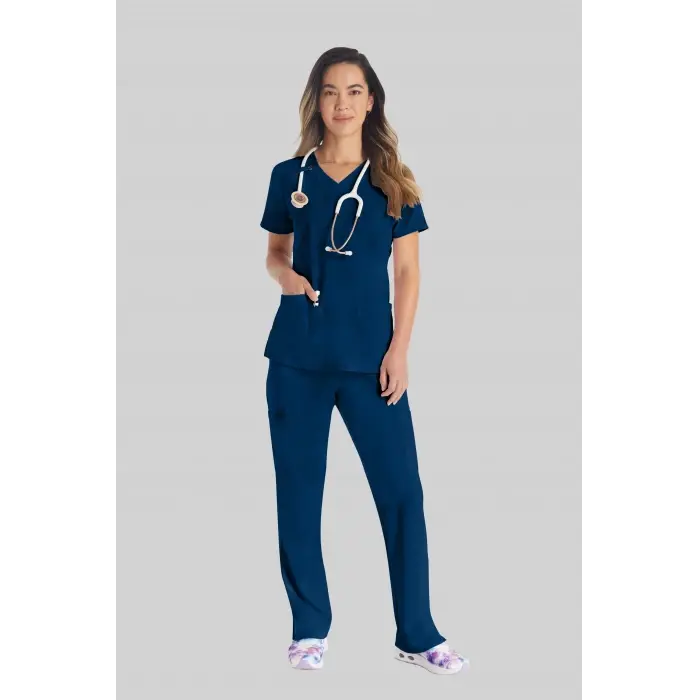 Bluza medicala cu decolteu în V - Dickies DKE615