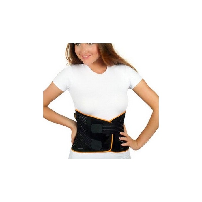 Corset elastic lombosacral cu centura si tije 26CM - ARC260K