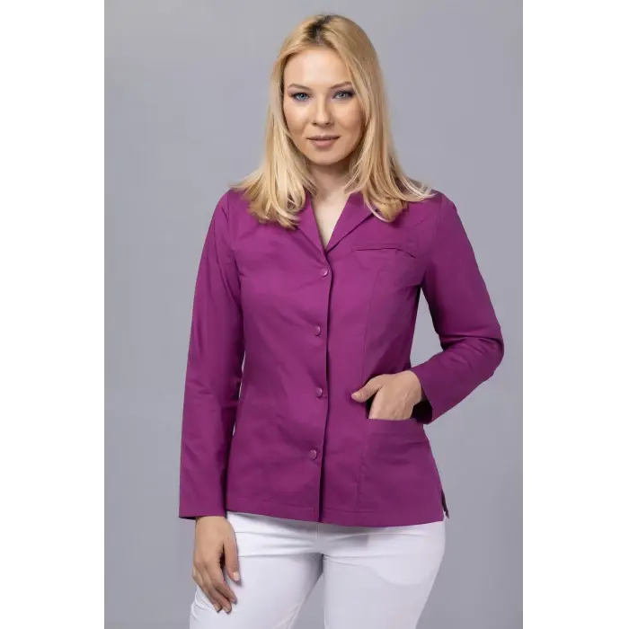 Bluza Dama cu Revere Maneca lunga - Uniforma Medicala