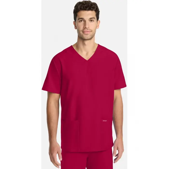 Bluză unisex cu decolteu în V - CKE00014A
