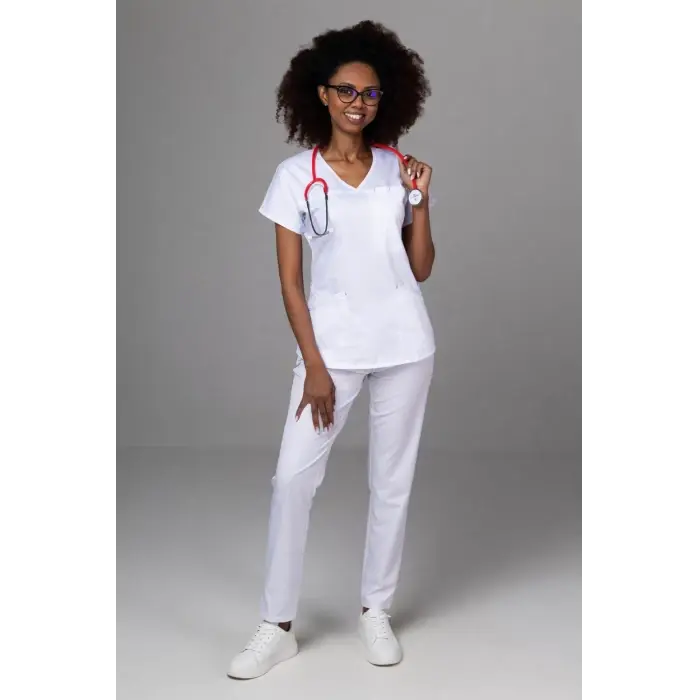 Costum AMBRA Premium Cotton Stretch - Uniforma Medicala Premium
