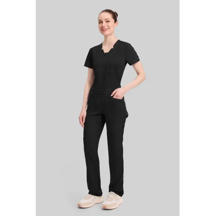 Pantaloni medicali cu talie medie și croială conică - Dickies DKE135