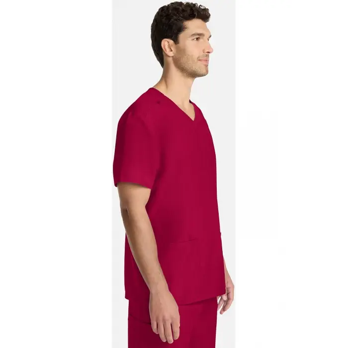 Bluză unisex cu decolteu în V - CKE00014A
