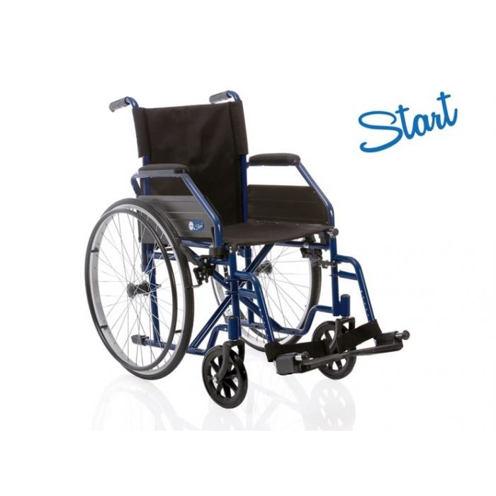 Fotoliu rulant pliabil - CP100-45 + CADOU Baston reglabil din aluminiu cu snur – FS948
