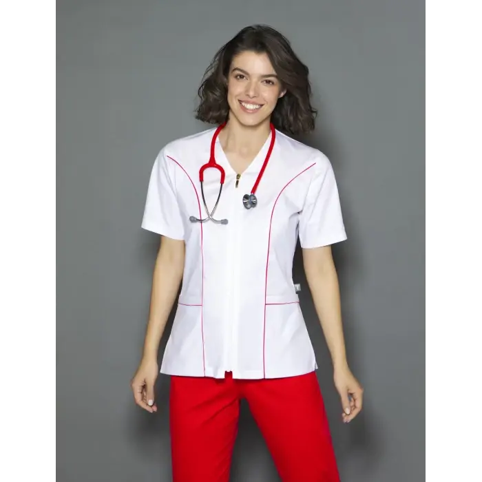 Costum ZIP Confort - Cotton Stretch - Uniforma Medicala Premium