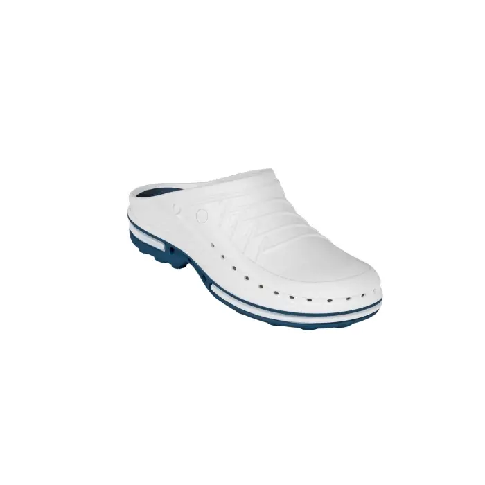 Saboti Wock clog -02, Autoclavabili White & Blue