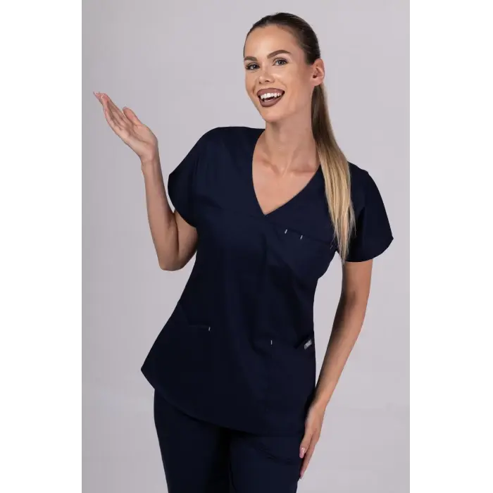Bluza AMBRA Cotton Stretch - Uniforma Medicala Premium