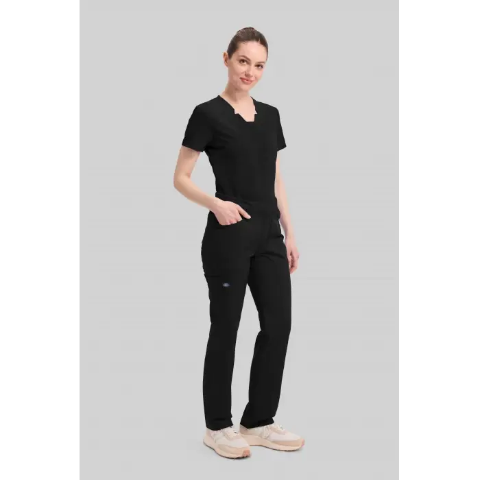 Pantaloni medicali cu talie medie și croială conică - Dickies DKE135