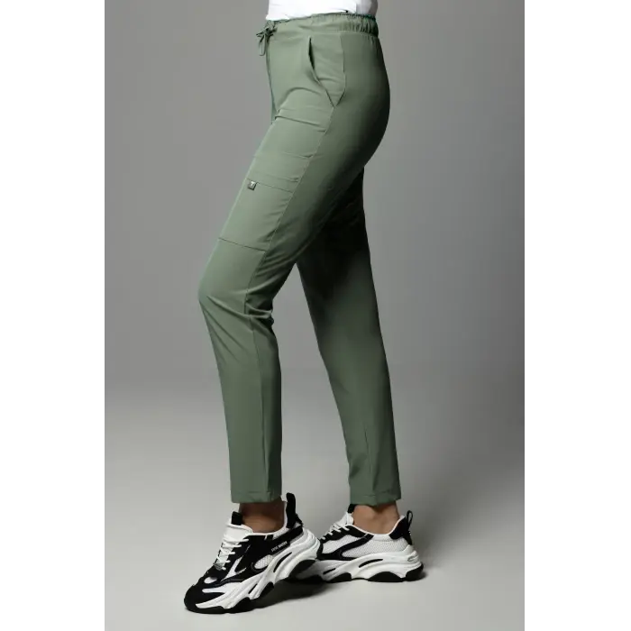 Pantaloni CARGO Dama, Cotton Stretch - Uniforma Medicala Premium