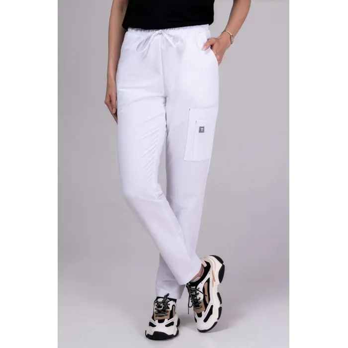 Pantaloni CARGO Dama, Cotton Stretch - Uniforma Medicala Premium